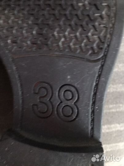 Туфли женские 38 размер натуральная кожа черные