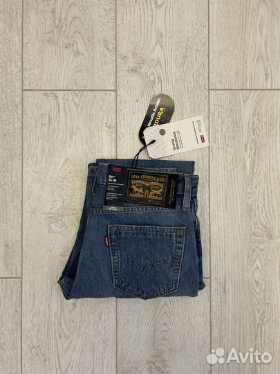 Джинсы levis slim fit 511 синий