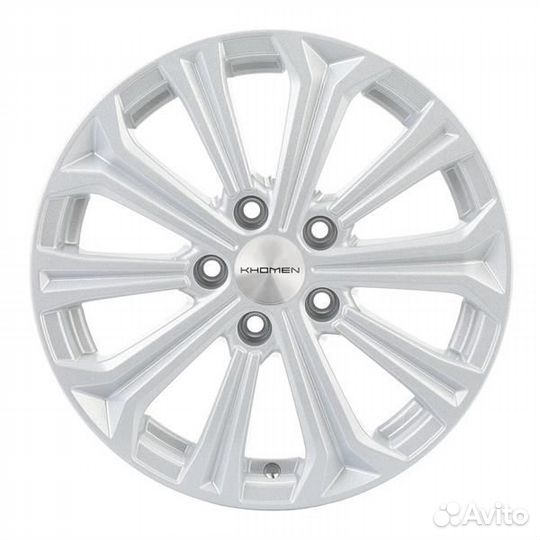 Khomen 1610 : 6.5x16 5*112 Et:50 Dia:57.1 F-Silver