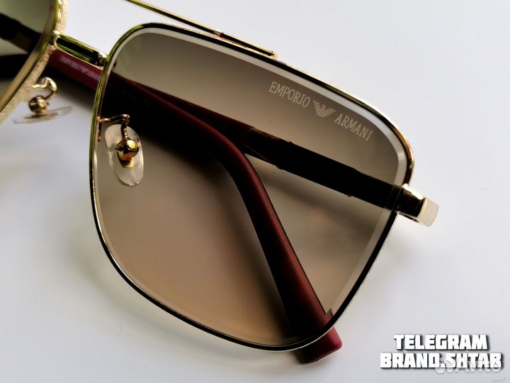 Очки коричневые солнцезащитные