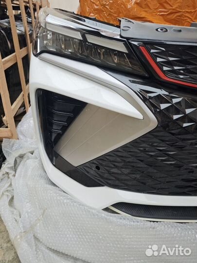 Ноускат бампер geely coolray 2