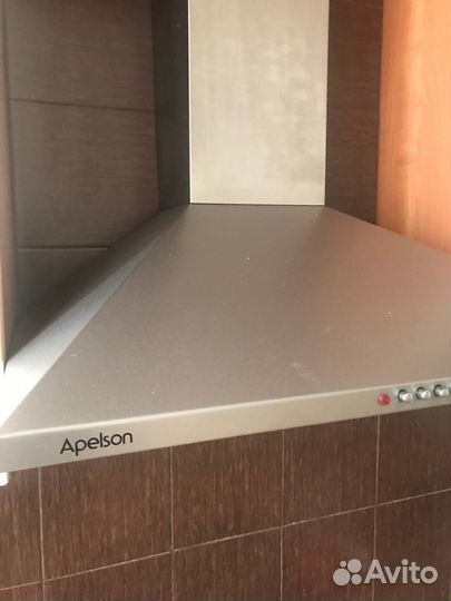 Вытяжка Apelson helia 600 inox серебристый цвет
