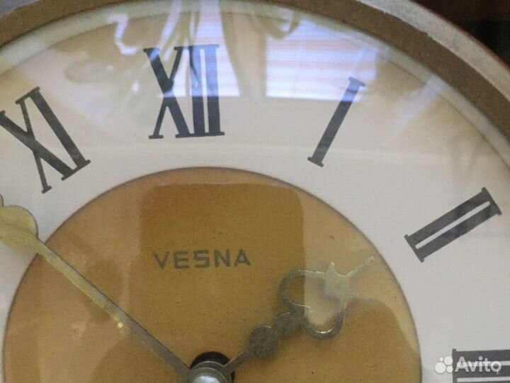 Часы настольные СССР Весна