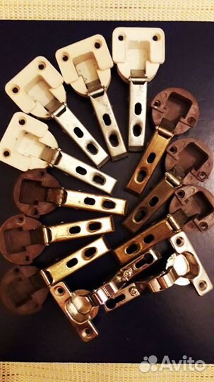 Петли дверные мебельные накладные новые и б/у