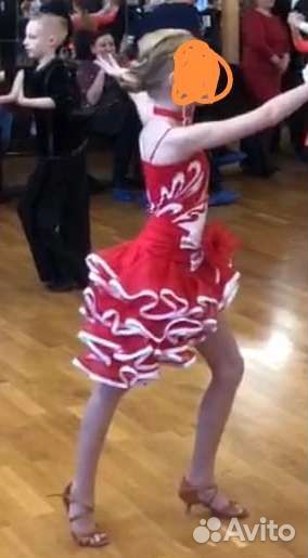 Платье для спортивных бальных танцев юниоры