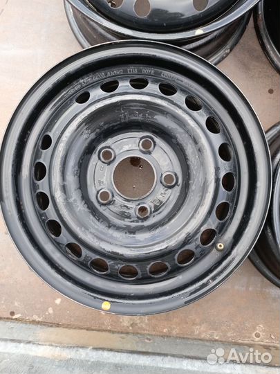 Штампованные диски r15 5 114.3