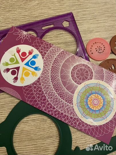 Линейка спирограф, игра мемо