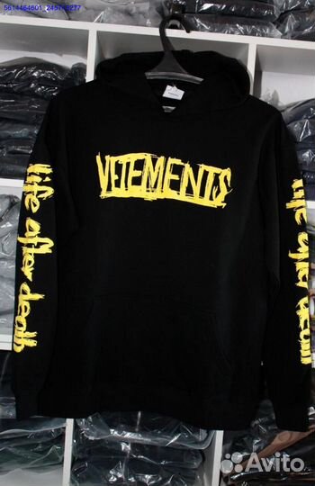 Худи Vetements oversize black (Арт.48444)