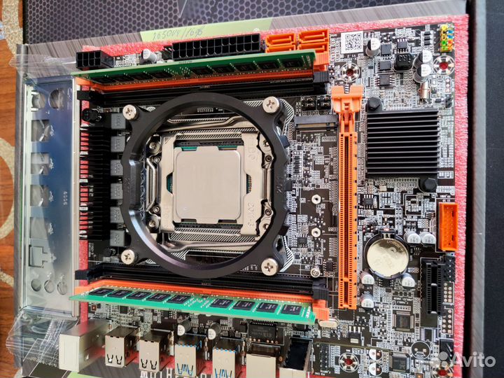 Комплект для сборки 12/24 ядер, 16гб DDR4, мат.пл