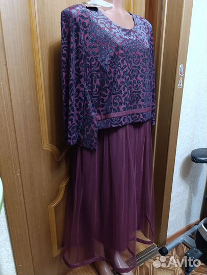 Вечернее платье в пол 50 52 размеров