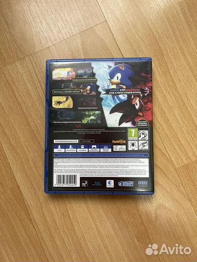 PS4 игра sega Sonic X Shadow Generations