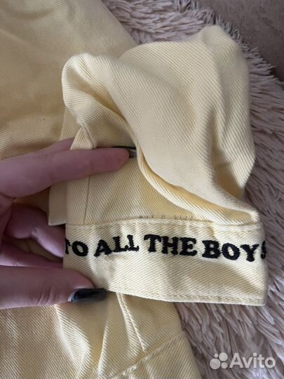 Джинсовая куртка hm женская размер m