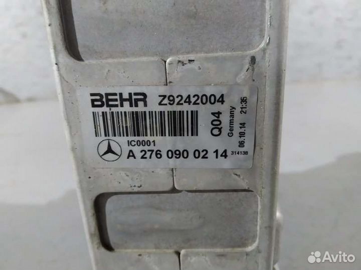 Интеркулер Mercedes Gle-Class W292 M276