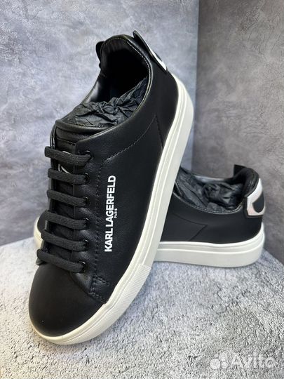 Новые Кожаные кроссовки Karl Lagerfeld оригинал