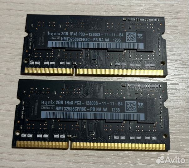 Sodimm Hynix 2GB PC3-12800, HMT325S6CFR8C