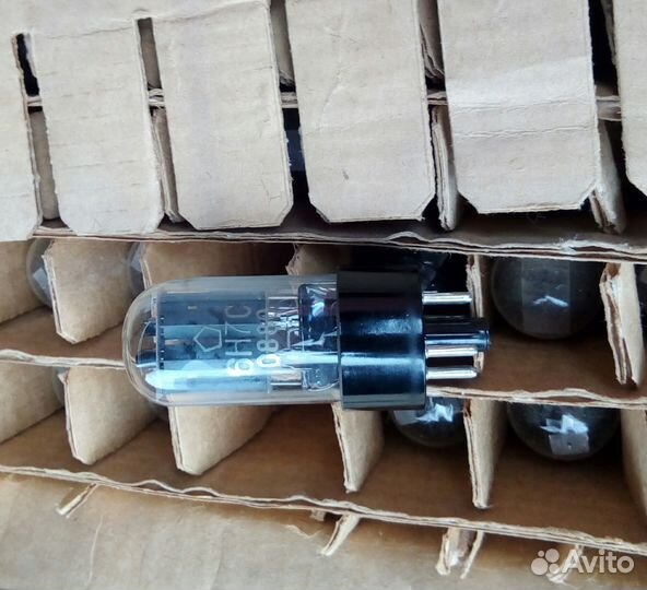 Лампа 6Н7С. Генераторная лампа (тетрод) ZE025XA T