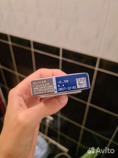 Линзы acuvue oasys -6.5