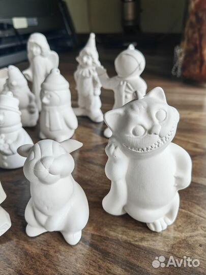 Фарфоровые заготовки елочные игрушки пасха