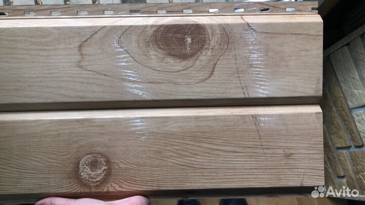 Сайдинг металлический под дерево Золотой Орех