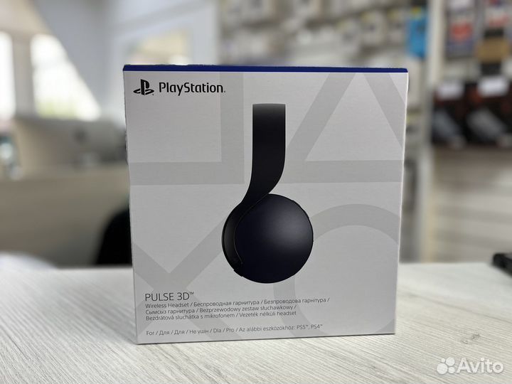 Наушники Sony Pulse 3D Black / PS5 / Новые
