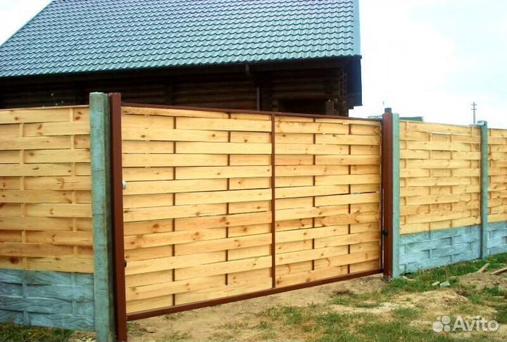 Заборная доска импрегнированная, брус