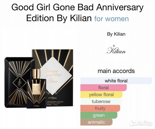 Духи Good Girl Gone Bad Anniversary Kilian 50мл