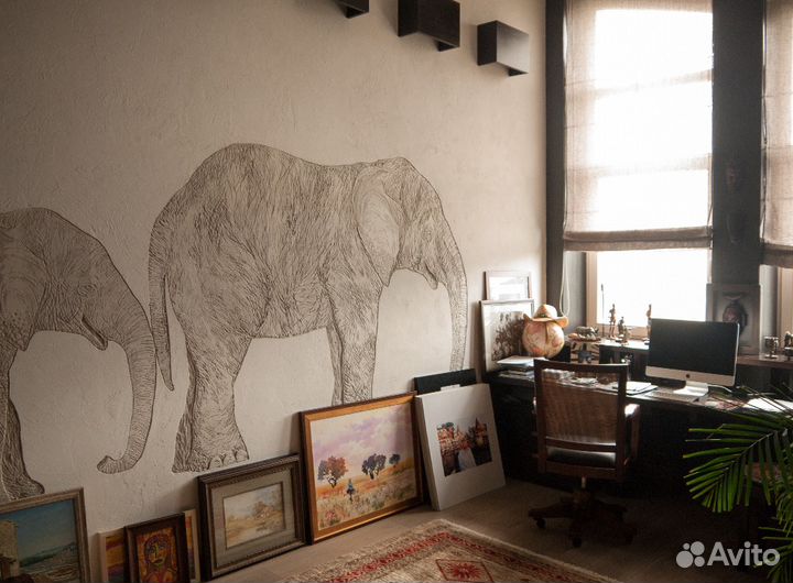 Роспись стен, профессионально