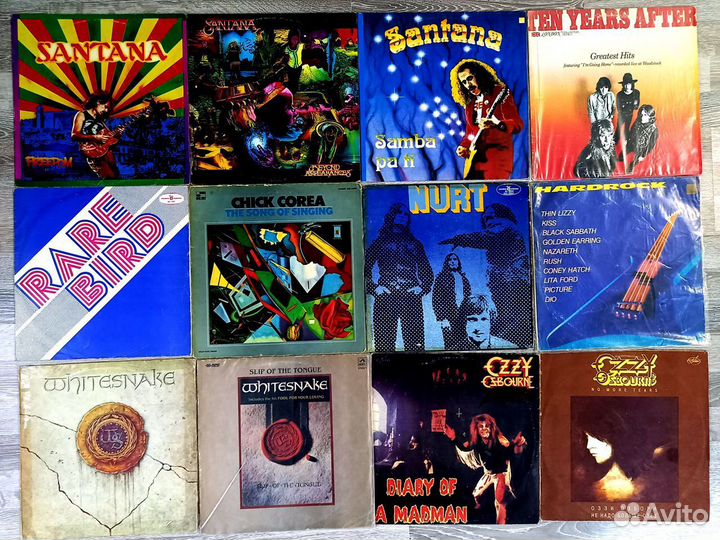 Пластинки Винил Западный Рок часть1