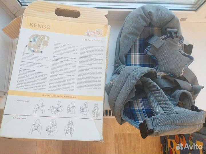 Эргономичный рюкзак-кенгуру