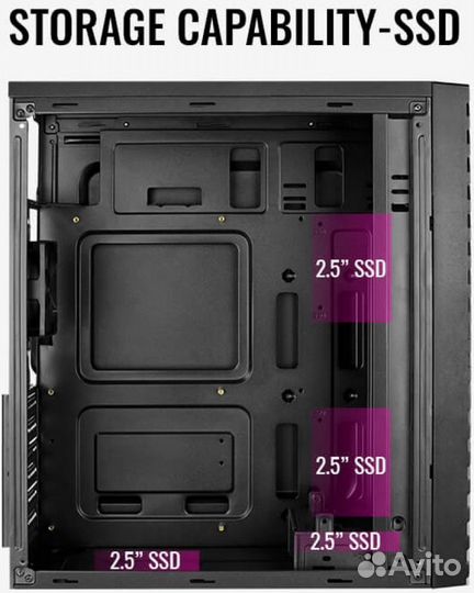 Корпус AeroCool Streak Black