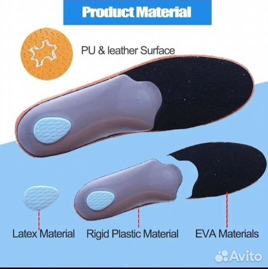 Ортопедические стельки новые