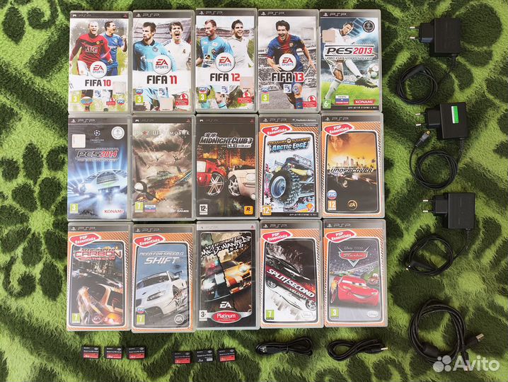 Лицензионные Спортивные Хиты и Гонки для PSP