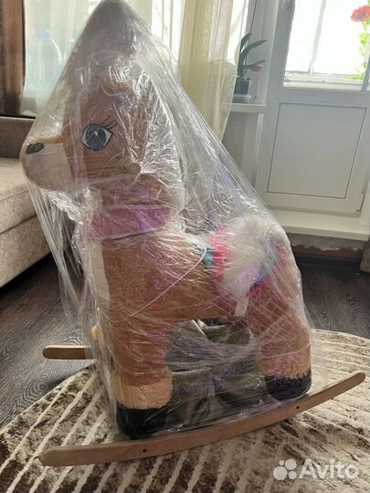 Детская лошадка качалка