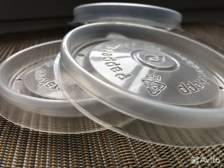 Крышка одноразовая. Д90, Д98. Полипропилен