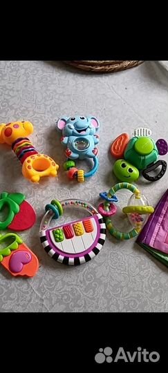 Игрушки для малышей, грызунки, погремушки