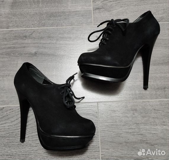 Ботильоны замшевые 33