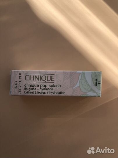 Блеск для губ Clinique Pop Splash Новый в упаковке