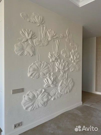 Барельеф / Панно 7 Лотосов