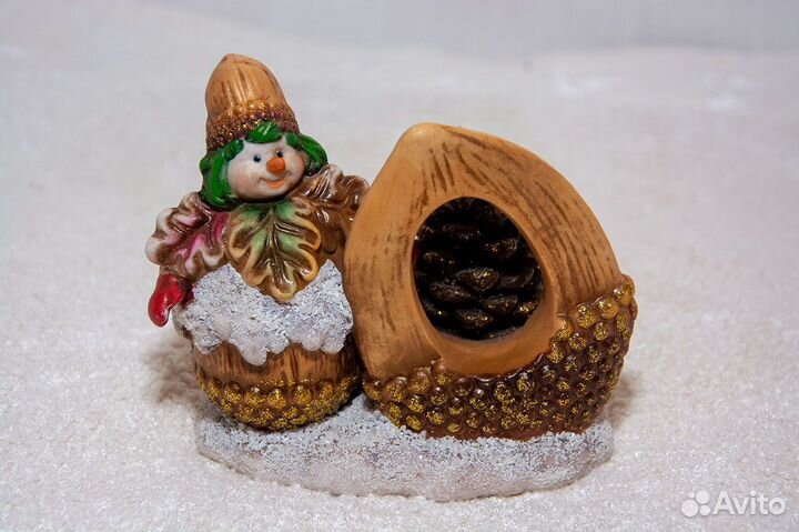 Новогоднее украшение - свеча Дубок