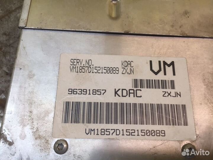 Эбу chevrolet ланос 1.5,8кл