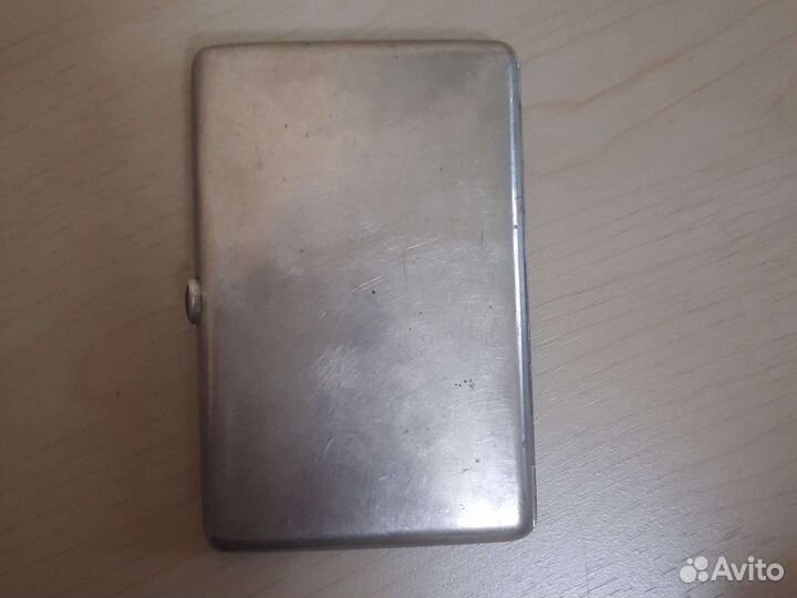 Портсигар серебряный