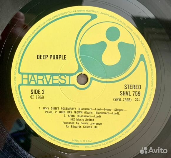 Deep Purple – Deep Purple (2016 Reissue Eu)