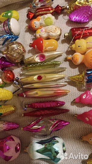 Елочные игрушки СССР