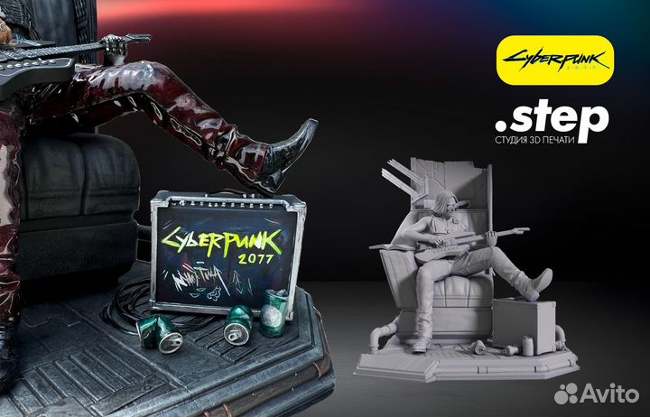 Фигурка коллекционная, Сильверхэнд, cyberpunk 2077