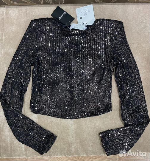 Топ женский с пайетками