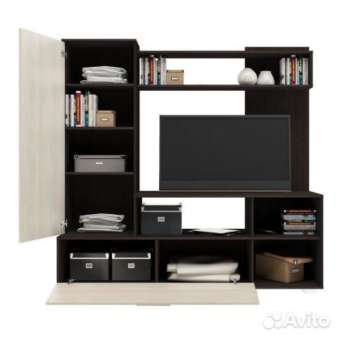 Гостиная Лима крафт золотой/белый