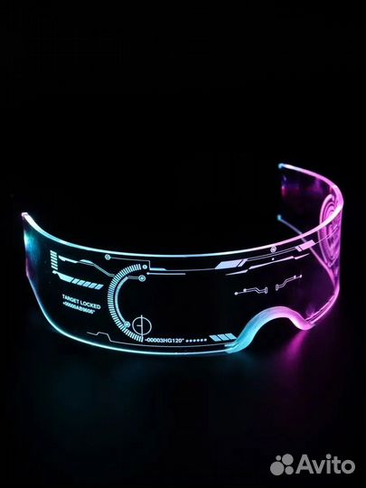 Очки светящиеся новый год кока-кола