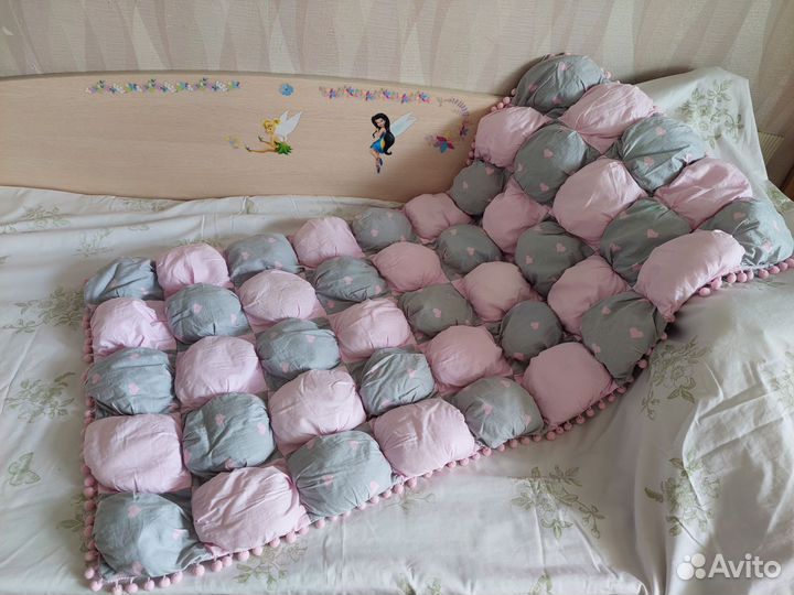 Детское одеяло в кроватку ручная работа