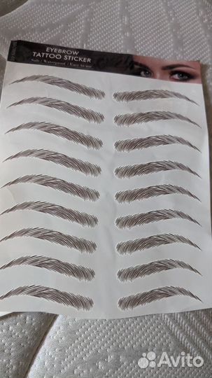 Переводные татуировки брови тату наклейки