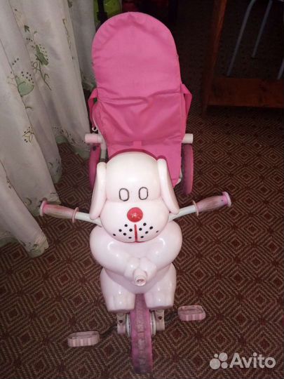 Детский трехколесный велосипед бу